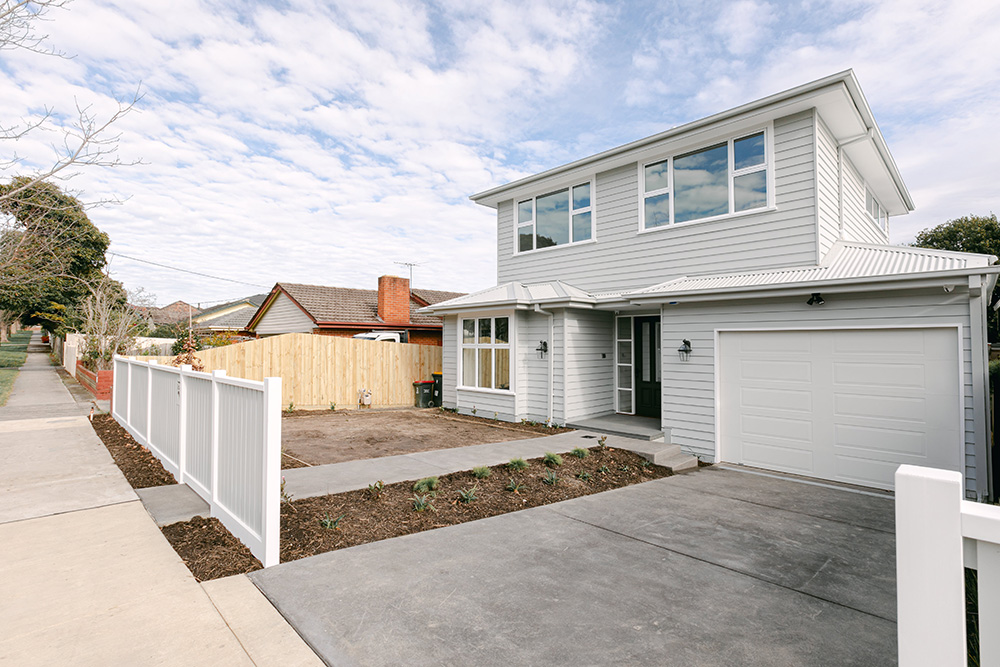 New Home House Mornington Peninsula Bayside Melbourne Mitcham Frontage